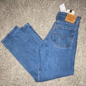 Levi’s wedgie straight high rise jeans